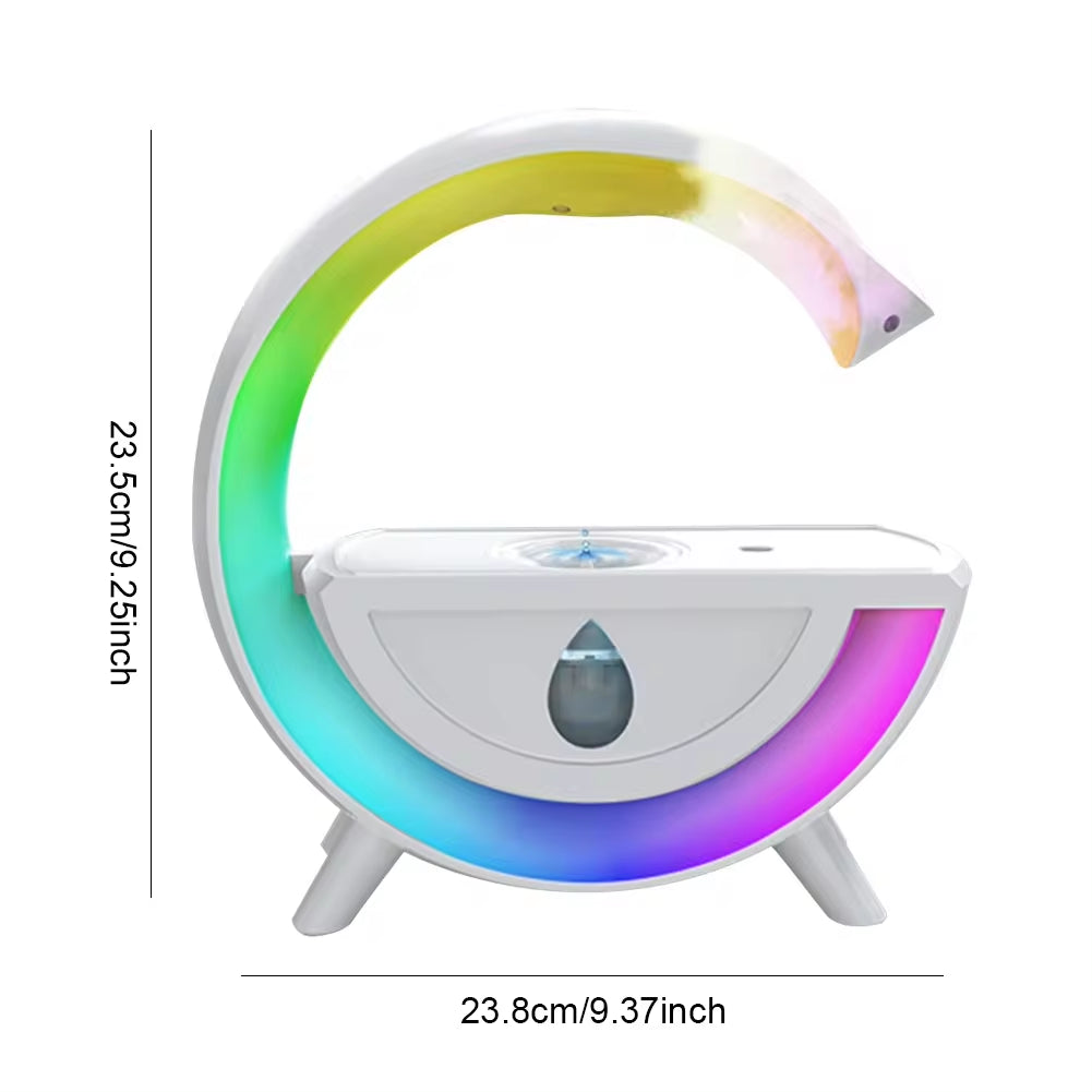 Anti-Gravity Air Humidifier Diffuser Creative Aromatherapy Water Droplet RGB Table Lamp Night Light for Office Bedroom