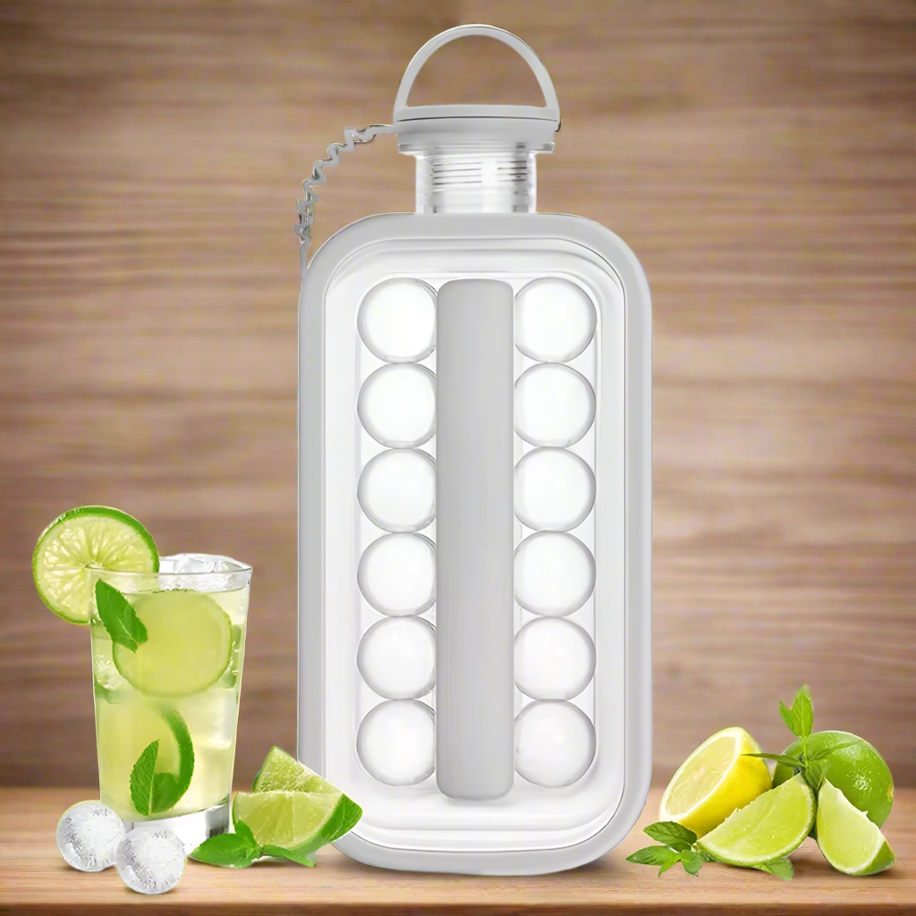 No mess Portable Ice tray Bottle