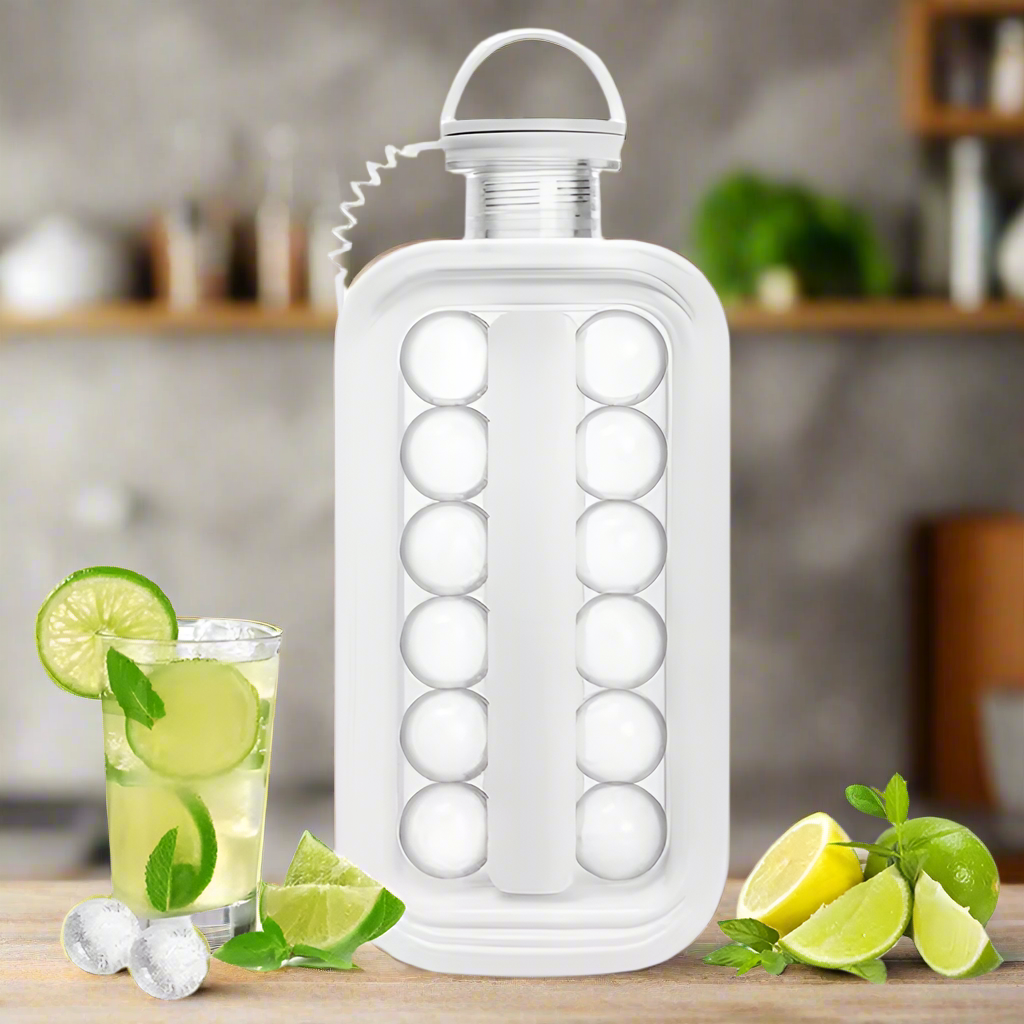 No mess Portable Ice tray Bottle