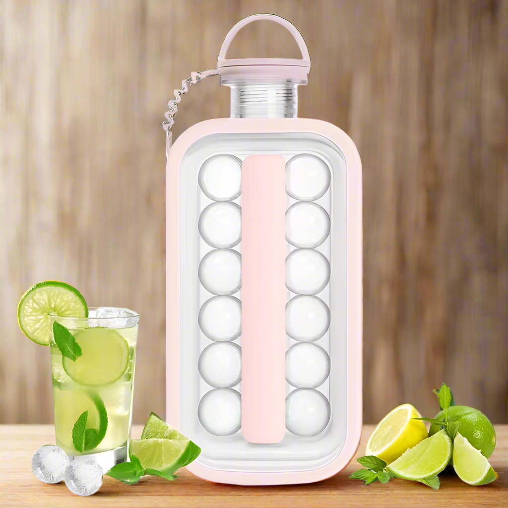 No mess Portable Ice tray Bottle